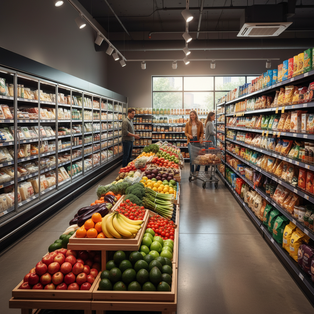 Supermarket products carousel